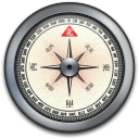 iPhone Compass Silver1 icon